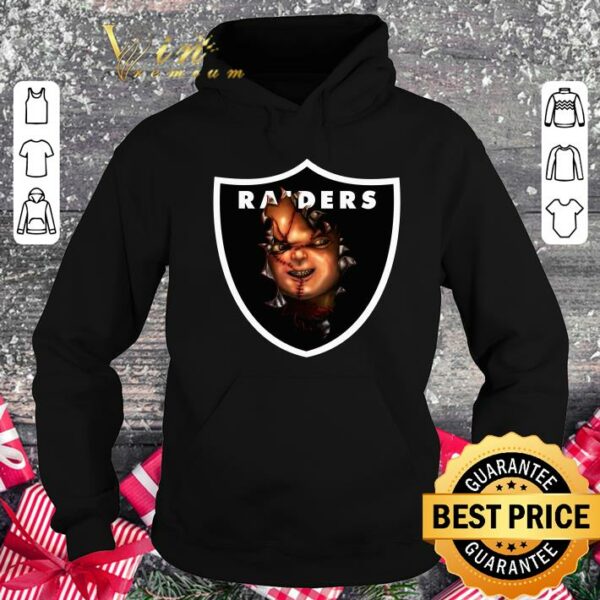 Awesome Oakland Raiders Chucky Logo shirt