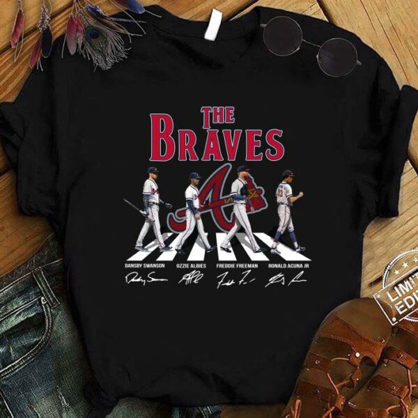 Official The Braves Abbey Road Signatures shirt