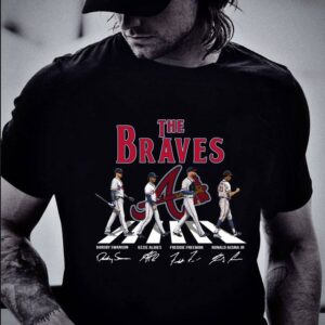 Official The Braves Abbey Road Signatures shirt 1