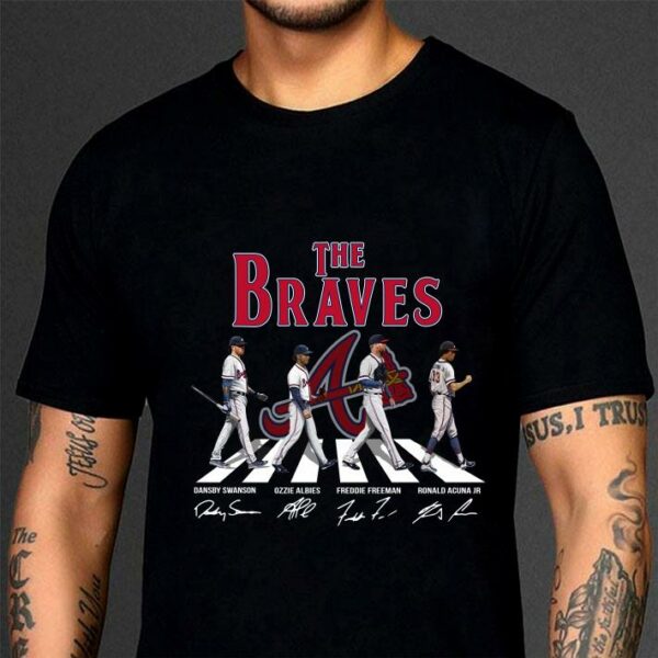 Official The Braves Abbey Road Signatures shirt
