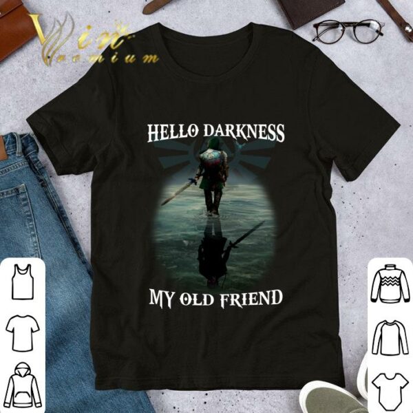 Official The Legend of Zelda Hello Darkness My Old Friend shirt