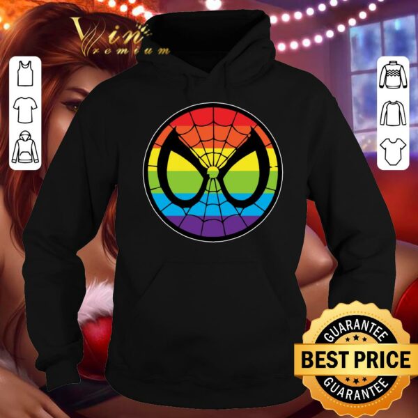 Funny Official LGBT World Pride 2019 Rainbow Spider Man Mark shirt