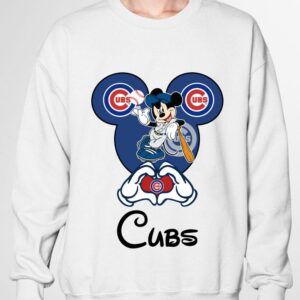 Funny Mickey Mouse Baseball Chicago Cubs shirt 2