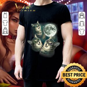 Original Official Three Cats Moon shirt 2