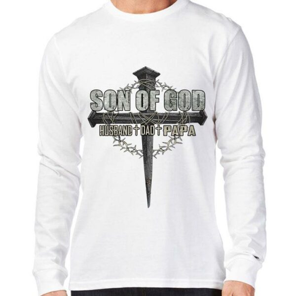 Hot SON OF GOD Grandpa Best Papa dad gifts husband gifts grandpa shirt