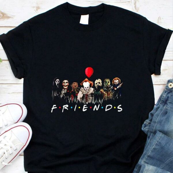 Horror Movie Killers Squad Friends Halloween Shirt