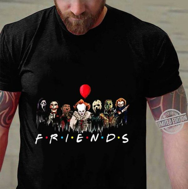 Horror Movie Killers Squad Friends Halloween Shirt