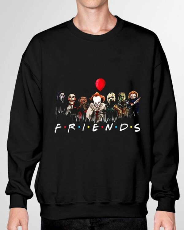 Official Horror Movie Killers Squad Friends Halloween Shirt