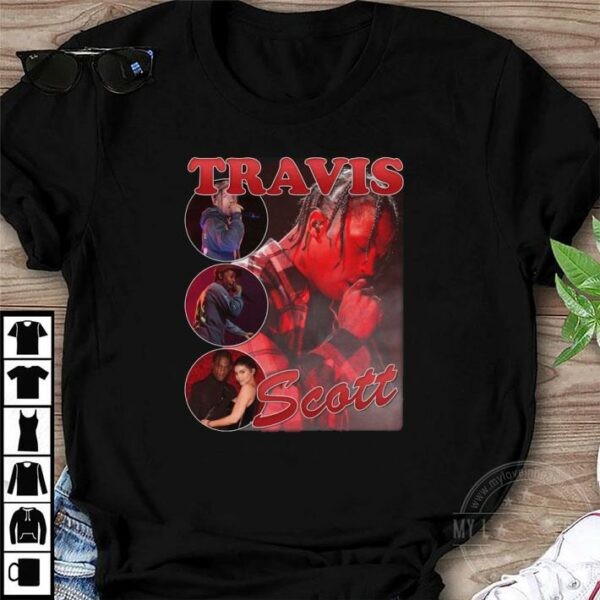 Travis Scott Hip Hop Bootleg Rapper Tee Vintage Style Shirt