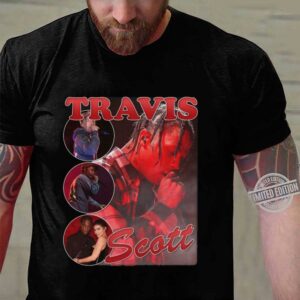 Travis Scott Hip Hop Bootleg Rapper Tee Vintage Style Shirt 2