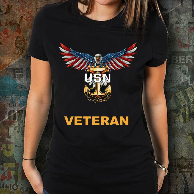 United States Navy American Eagle Veteran T shirt Woman Shirt - United States Navy American Eagle Veteran Limited
