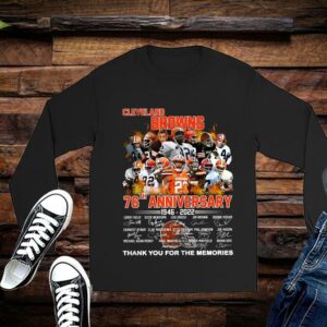 Cleveland Browns Shirt, Cleveland Browns76th Anniversary 1946-2022 Shirt 2