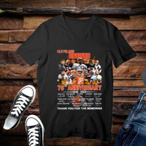 Cleveland Browns Shirt, Cleveland Browns76th Anniversary 1946-2022 Shirt 3