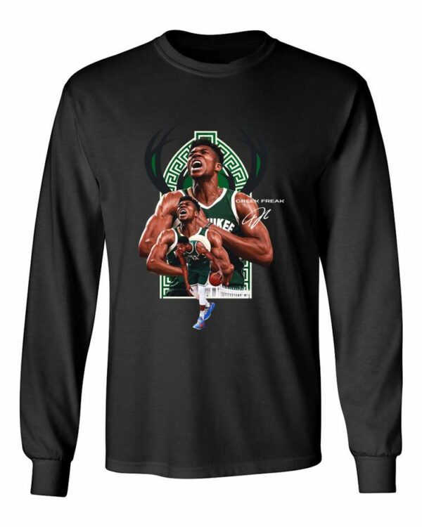 Greek Freak Shirt, Giannis Antetokounmpo Milwaukee Bucks Shirt Limited