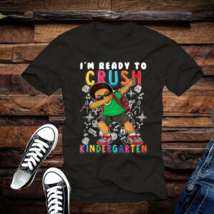 I'm Ready To Crush Kindergarten Dabbing Afro Boys Shirt Premium