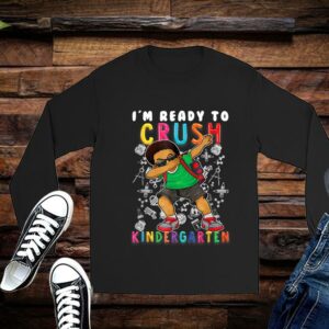 I'm Ready To Crush Kindergarten Dabbing Afro Boys Shirt Premium 2