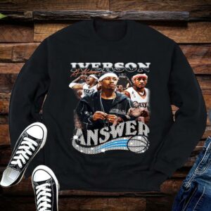 Limited Allen Iverson Shirt The Answer Graphic Unisex Tshirt Sweatshirt 1