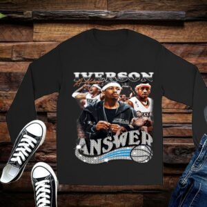 Limited Allen Iverson Shirt The Answer Graphic Unisex Tshirt Sweatshirt 2