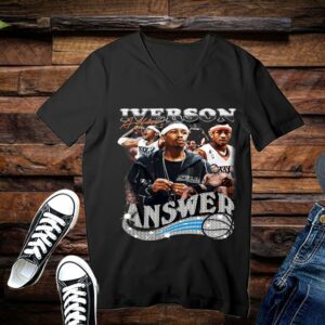 Limited Allen Iverson Shirt The Answer Graphic Unisex Tshirt Sweatshirt 3