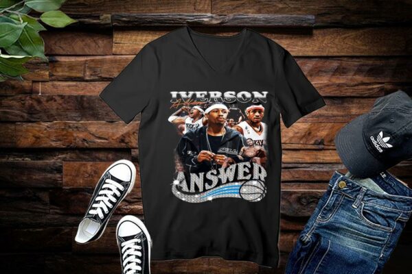 Limited Allen Iverson Shirt The Answer Graphic Unisex Tshirt Sweatshirt