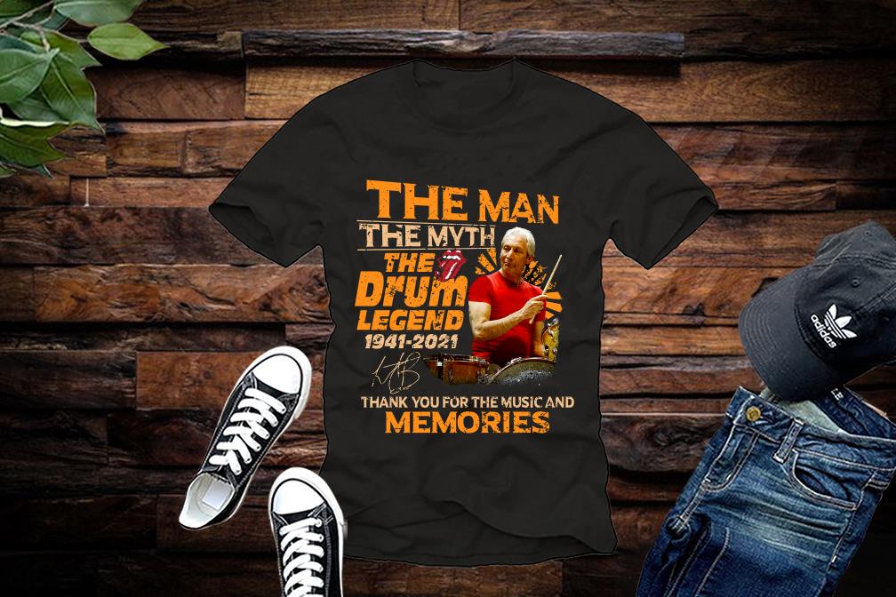 Limited Charlie Watts Shirt, Signature Shirt, Charlie Watts The Man The Myth The Drum Legend 1941-2021 Thank You For The Music And Memories Limited Charlie Watts Shirt Signature Shirt Charlie Watts The Man The Myth The Drum Legend 1941 2021 Thank You For The Music And Memories 1 - Limited Charlie Watts Shirt, Signature Shirt, Charlie Watts The Man The Myth The Drum Legend 1941-2021 Thank You For The Music And Memories