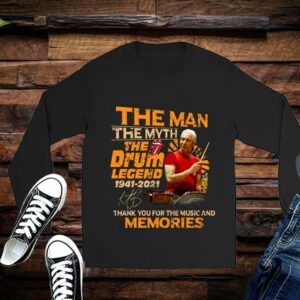 Limited Charlie Watts Shirt, Signature Shirt, Charlie Watts The Man The Myth The Drum Legend 1941-2021 Thank You For The Music And Memories 2