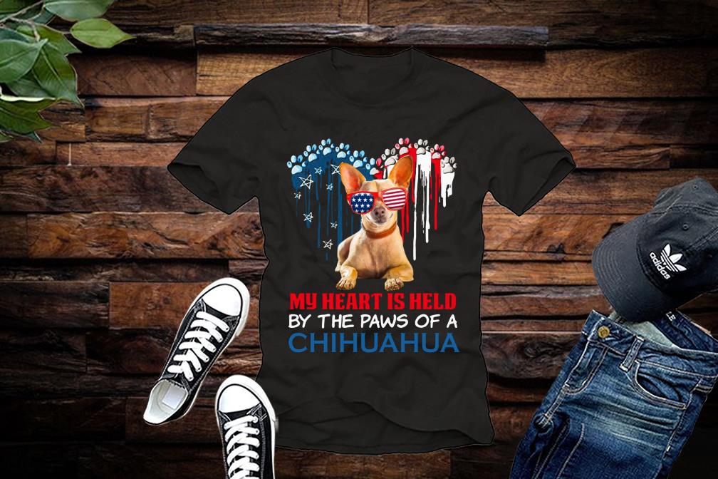 Limited Chihuahua Shirt, My Heart Is Held By Paws Of A Chihuahua Shirt Limited Chihuahua Shirt My Heart Is Held By Paws Of A Chihuahua Shirt 1 - Limited Chihuahua Shirt, My Heart Is Held By Paws Of A Chihuahua Shirt