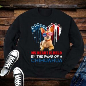 Limited Chihuahua Shirt, My Heart Is Held By Paws Of A Chihuahua Shirt 1