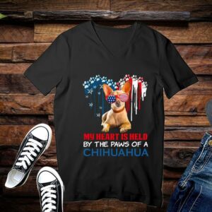 Limited Chihuahua Shirt, My Heart Is Held By Paws Of A Chihuahua Shirt 3