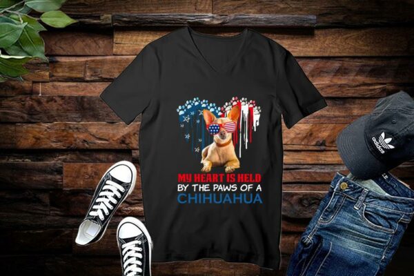 Limited Chihuahua Shirt, My Heart Is Held By Paws Of A Chihuahua Shirt