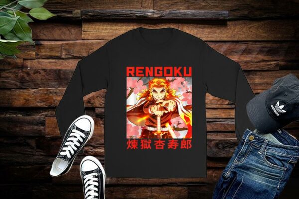 Limited Demons Slayers Shirt, Kimetsus No Yaibas Rengokus Shirt