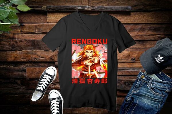 Limited Demons Slayers Shirt, Kimetsus No Yaibas Rengokus Shirt