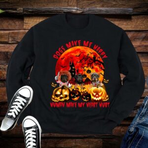 Limited Halloween Shirt, Dogs Make Me Happy Human Make My Head Hurt Shirt 1