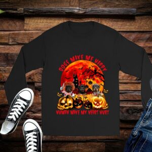 Limited Halloween Shirt, Dogs Make Me Happy Human Make My Head Hurt Shirt 2