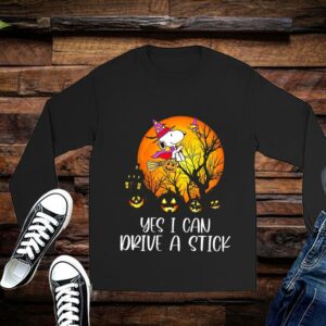 Limited Halloween Shirt, Snoopy Shirt, Yes I Can Drive A Stick Snoopy Halloween Shirt 2