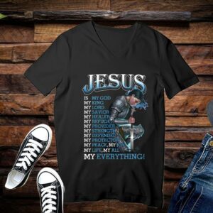 Limited Jesus Is My God My King My Lord My Savior My Healer My Refuge My Provider Shirt 3