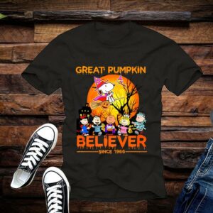 Limited The Peanuts Shirt, Snoopy Shirt, Great Pumpkin Believer Since 1966 Halloween Shirt