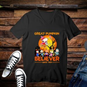 Limited The Peanuts Shirt, Snoopy Shirt, Great Pumpkin Believer Since 1966 Halloween Shirt 3