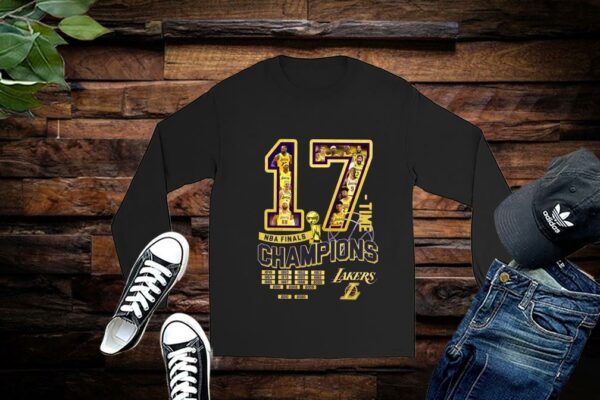 Los Angeles LakersShirt, Los Angeles Lakers 17-Time NBA Champions Shirt, Basketball Shirt
