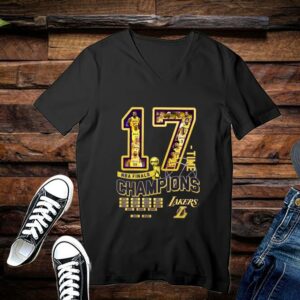 Los Angeles LakersShirt, Los Angeles Lakers 17-Time NBA Champions Shirt, Basketball Shirt 3