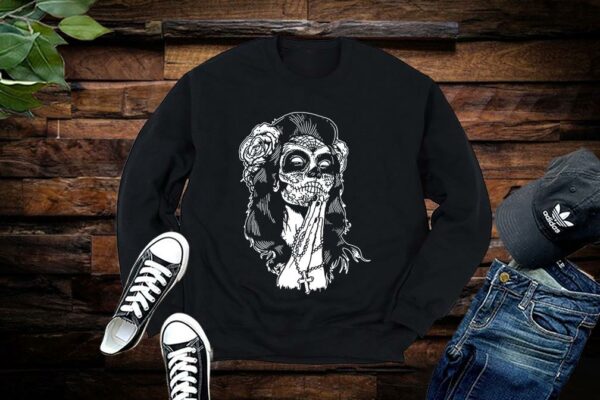 Mexican Skull Ladies Cap Shirt Limited