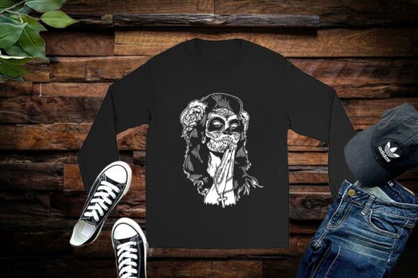 Mexican Skull Ladies Cap Shirt Limited