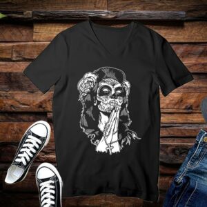 Mexican Skull Ladies Cap Shirt Limited 3