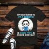 Jack Skellington Shirt, Pennywise Shirt, Funny Jack Skellington And Pennywise Peace Pizza Hut Shirt