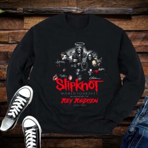Slipknot Shirt, Slipknot World Tour 2021 In Memory Of Joey Jordison 1975-2021 Shirt 1