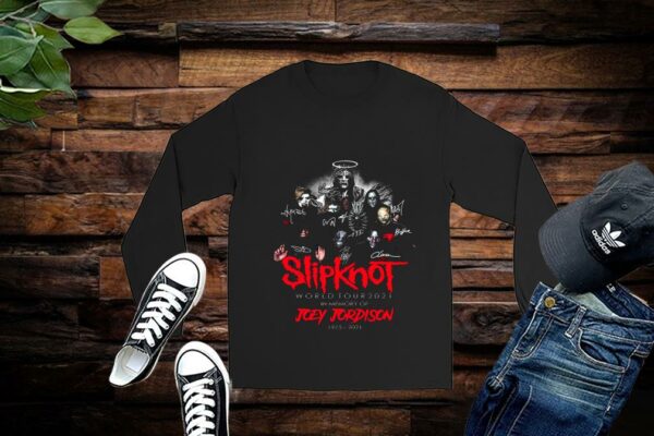 Slipknot Shirt, Slipknot World Tour 2021 In Memory Of Joey Jordison 1975-2021 Shirt