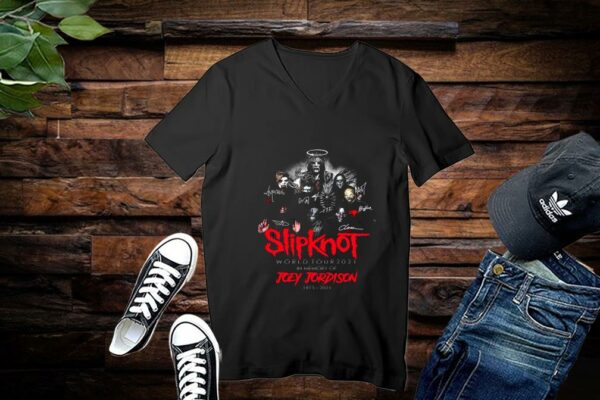 Slipknot Shirt, Slipknot World Tour 2021 In Memory Of Joey Jordison 1975-2021 Shirt