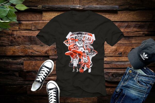 Tim Duncan Shirt, Basketball shirt, Tim Duncan, Tim Duncan Center San Antonio Spurs Hall Of Fame shirt, Basketball shirt