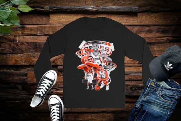 Tim Duncan Shirt, Basketball shirt, Tim Duncan, Tim Duncan Center San Antonio Spurs Hall Of Fame shirt, Basketball shirt