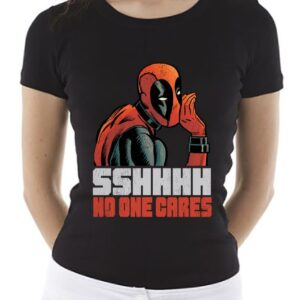 Deadpool Shirt, Marvel Deadpool Shhh No One Cares Shirt, Marvel Deadpool Shirt, Deadpool Shirt 3